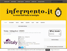 Tablet Screenshot of infermento.it